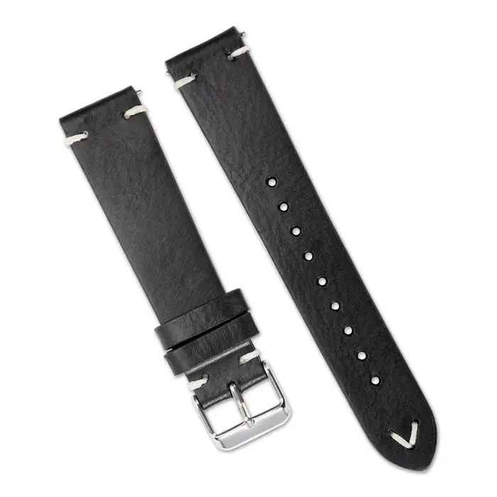 Vintage véritable 18mm 19mm 20mm 22mm huile cire cuir Bracelet de montre bracelets pour Seiko pour Samsung Galaxy bande