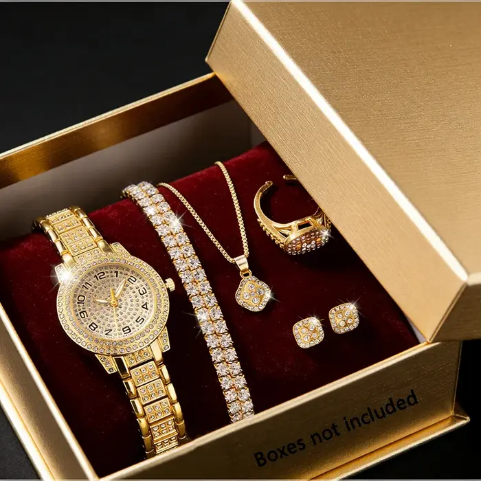 Montre de luxe pour femmes en or