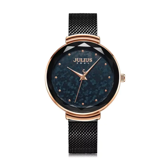 Julius – montre à paillettes pour femme, grande dame, Quartz japonais, élégante, mode, horloge, robe