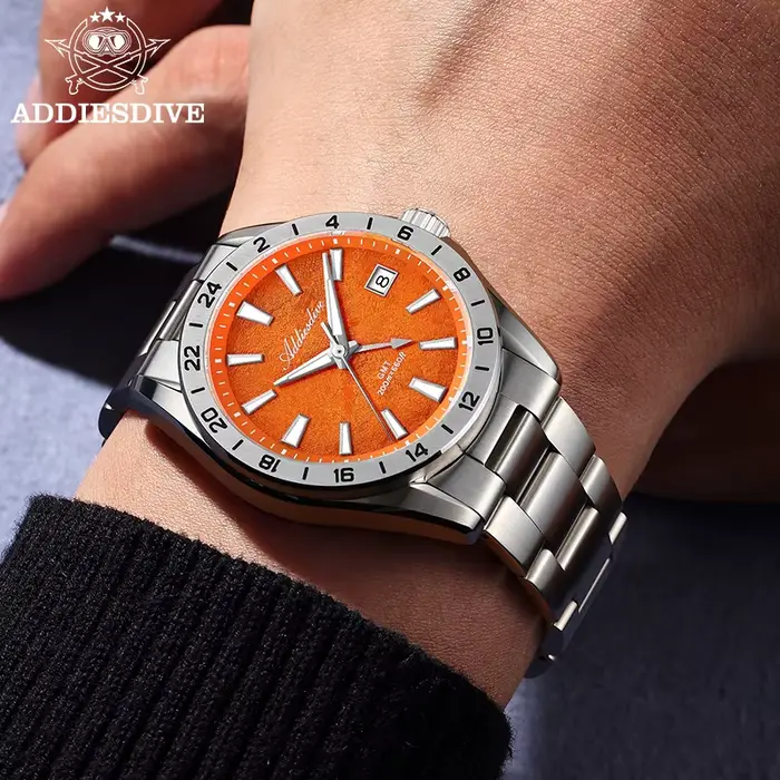 ADDIESDIVE – montre de luxe suisse Ronda GMT
