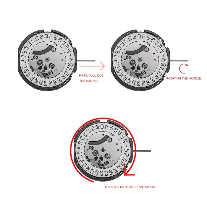 Mouvement à Quartz Chronographe CAOWTAN 925 Serti Zirconium Blanc Élégant Occasions Spéciales Montre à Remontoir Automatique Durabilité Précision Horlogerie