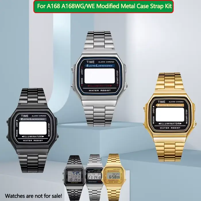 Kit de modification a168 pour Casio Small Square A168/WA/WG-1A