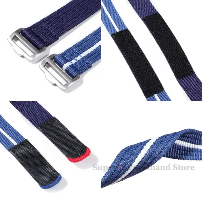 Bracelet de montre en Nylon de qualité supérieure pour Tudor pour Seiko 20mm 22mm