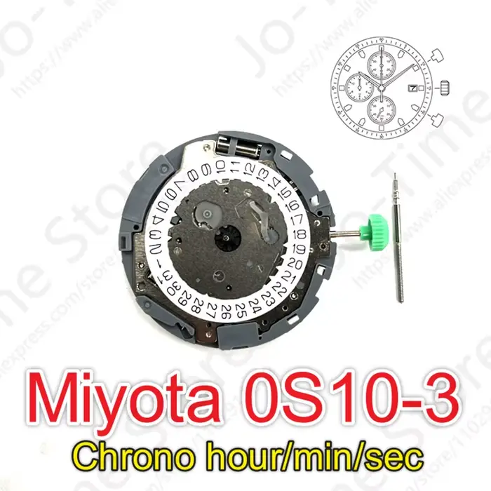 Mouvement Quartz DUTRIEUX pour Montres Chronographiques Fonction Tachymètre Réparation Montres Occasions Spéciales