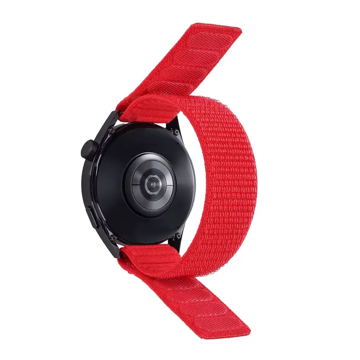 Bracelet de montre en Nylon à boucle à crochet de 22mm