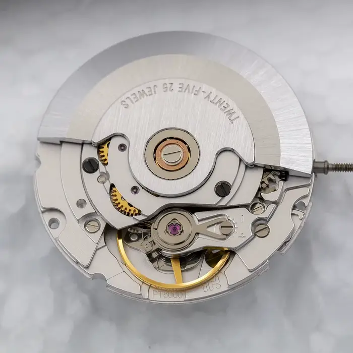 Mouvement automatique de luxe à 25 rubis PT5000, mouvement mécanique de haute précision avec dateuré