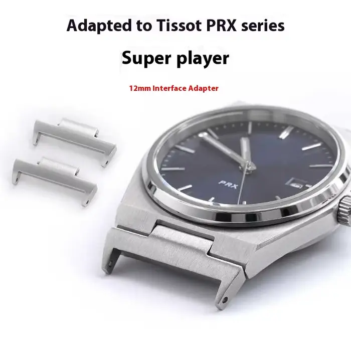 Adaptateur de montre Nexuiz pour Tissot PRX 12mm tête à dégagement rapide en laiton pour montres Tissot Super Player T137.407 occasions spéciales