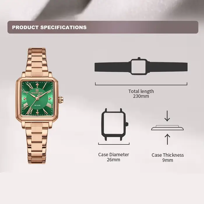 NAVIFORCE Nouvelle Montre de Luxe Originale 2025 pour Femmes