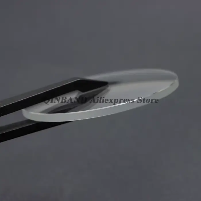 Verre de montre rond en cristal trempé qinband pour femmes et hommes, lentille de remplacement avec installation facile, idéal pour cadeaux et personnalisation, diverses couleurs disponibles
