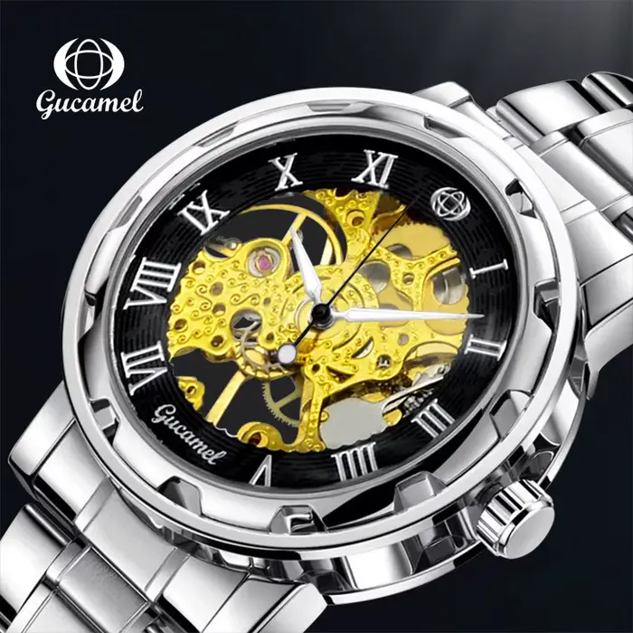 Montre mécanique de mode pour homme