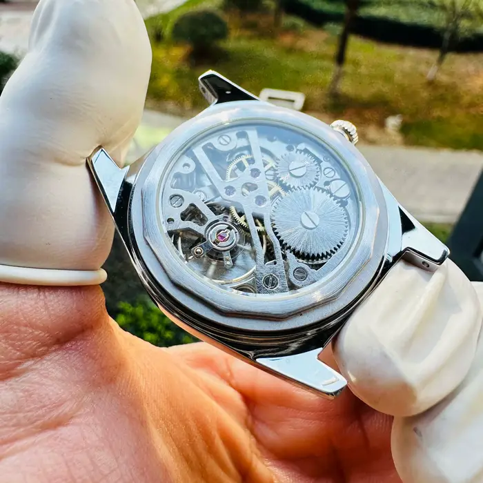 Montre mécanique pour homme 7120 36 mm à remontage manuel Shanghai Rétro Classique Simple Usage Quotidien Bureau Cadeau Anniversaire Fête