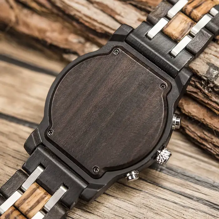 DODO DEER-Montre en bois à quartz pour homme