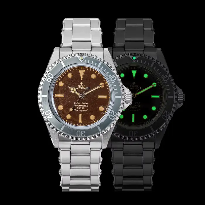 THORN T023 Nouvelle montre de plongée pour homme PT5000 Montre automatique 40MM Montre mécanique à b