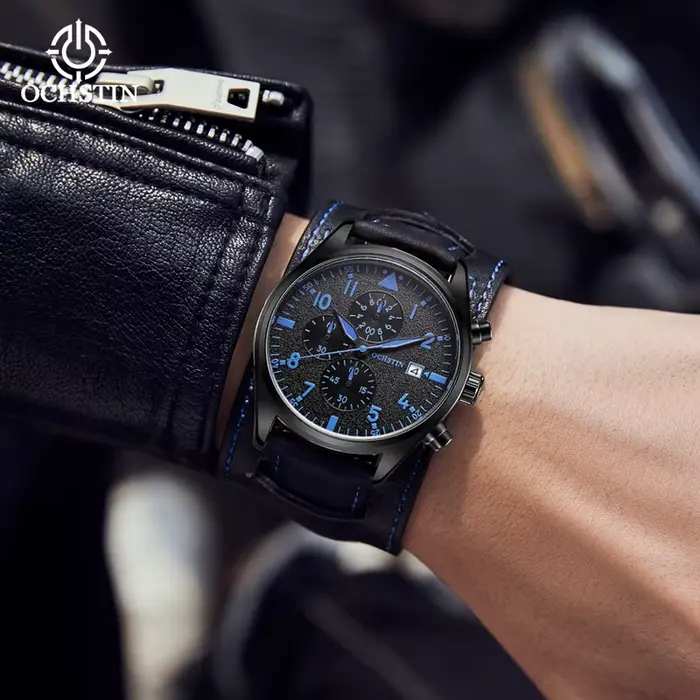 OCHSTIN nouveau 2026 à la mode et magnifique mouvement à Quartz multifonctionnel étanche artisanat série montre