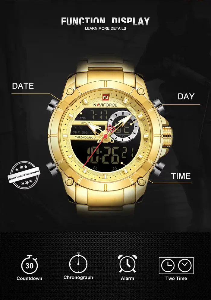 NAVIFORCE – montres de Sport pour hommes