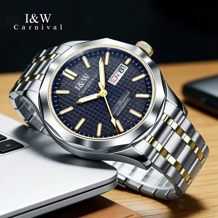 Montre mécanique de luxe de la série haut de gamme IW de la marque CARNIVAL