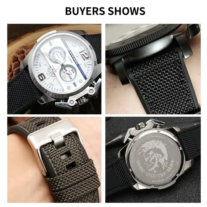Bracelet de montre ergonomique avancé pour officier Diesel
