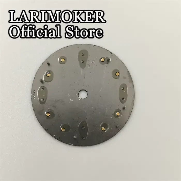 Cadran de montre LARIMOKER en acier inoxydable avec lueur verte pour hommes et femmes, compatible avec mouvements NH35 ETA2824 2836 MIYOTA8gem DG2813 PT5000