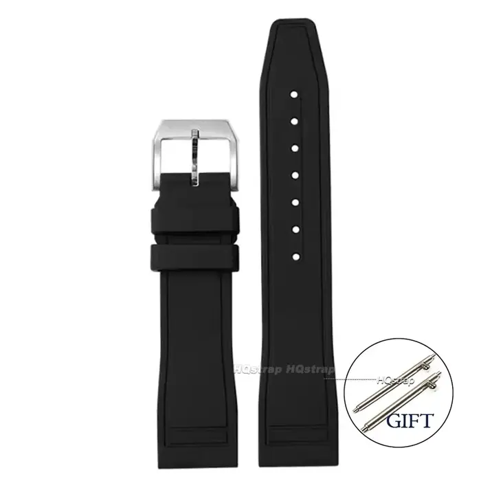 Bracelet de montre en caoutchouc étanche à dégagement rapide, bracelet de montre de sport, IWC, gran