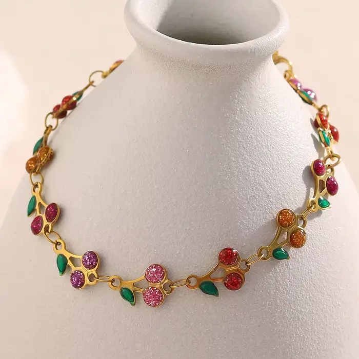 La. Bracelet en acier inoxydable Y2K pour femmes