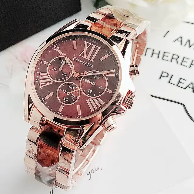 Nouvelle montre femmes en acier inoxydable montres en céramique dames montres à Quartz haut de gamme