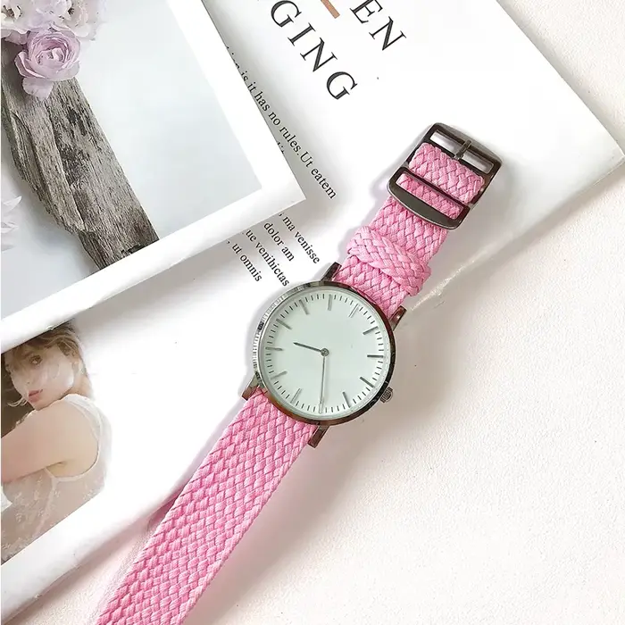 Bracelet en Nylon pour bracelet de montre tissé Perlon