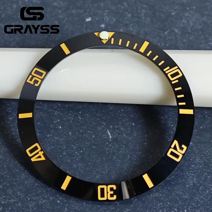 GRAYSS 38mm céramique pour 40mm sous-boîtier de montre en alliage
