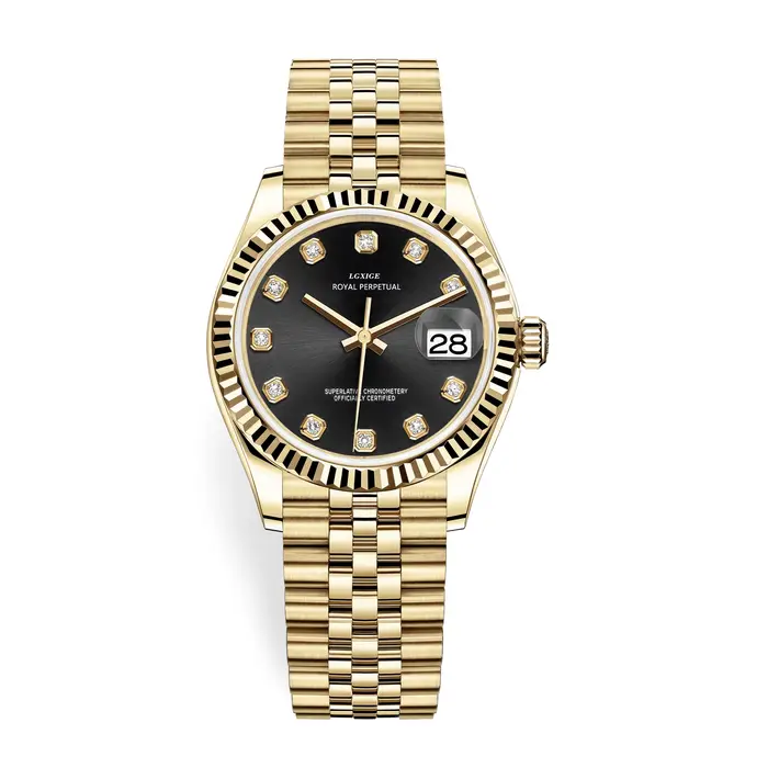 LGXIGE – montre-bracelet à Quartz élégante pour femmes, montre de luxe en acier inoxydable, étanche,