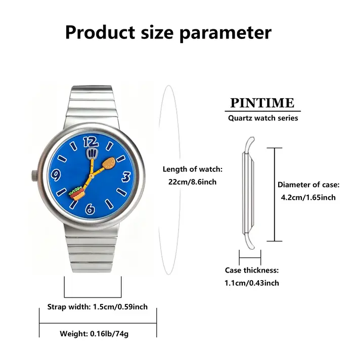 Montre à quartz pour homme