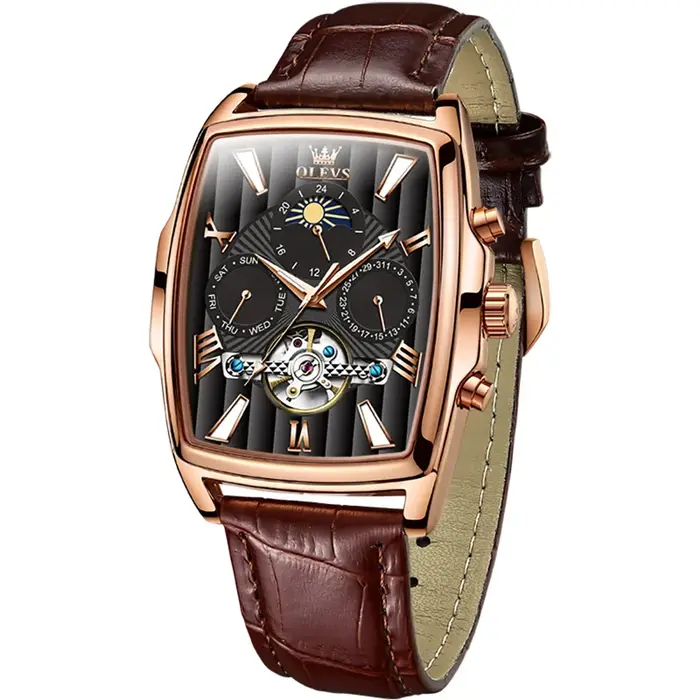 Montre-bracelet mécanique automatique pour homme