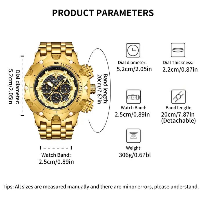 YaLaLuSi Nouvelle montre à quartz pour homme