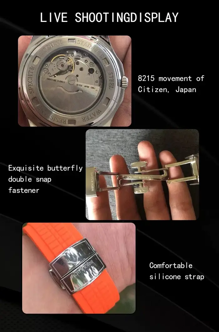 2025 produits de vente chaude montres pour hommes montre mécanique automatique marque de luxe