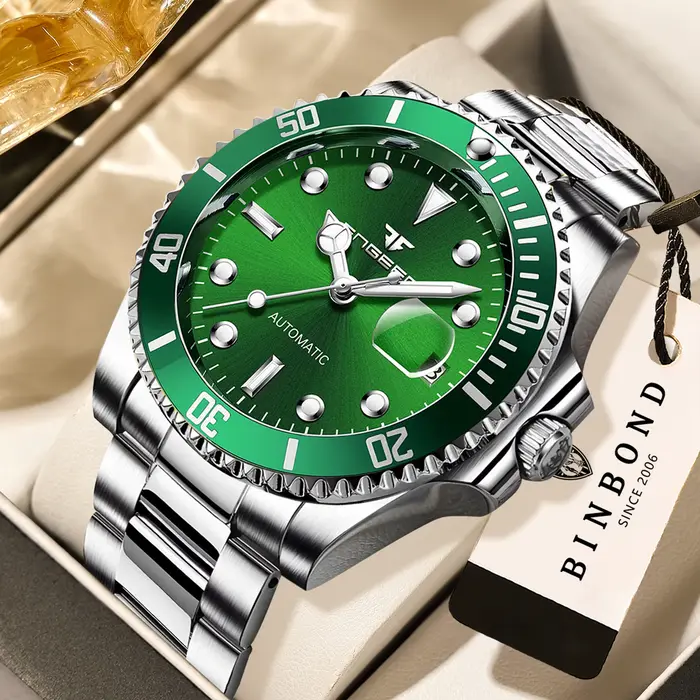 BINBOND – montre-bracelet mécanique à tourbillon automatique pour hommes