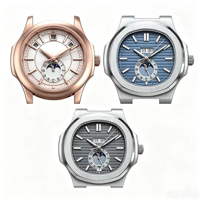 Montre mécanique automatique de luxe pour homme 40 mm acier inoxydable 904L avec calendrier complet pour occasions formelles et quotidiennes