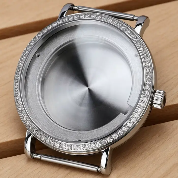 Boîtier de montre argenté de 40mm