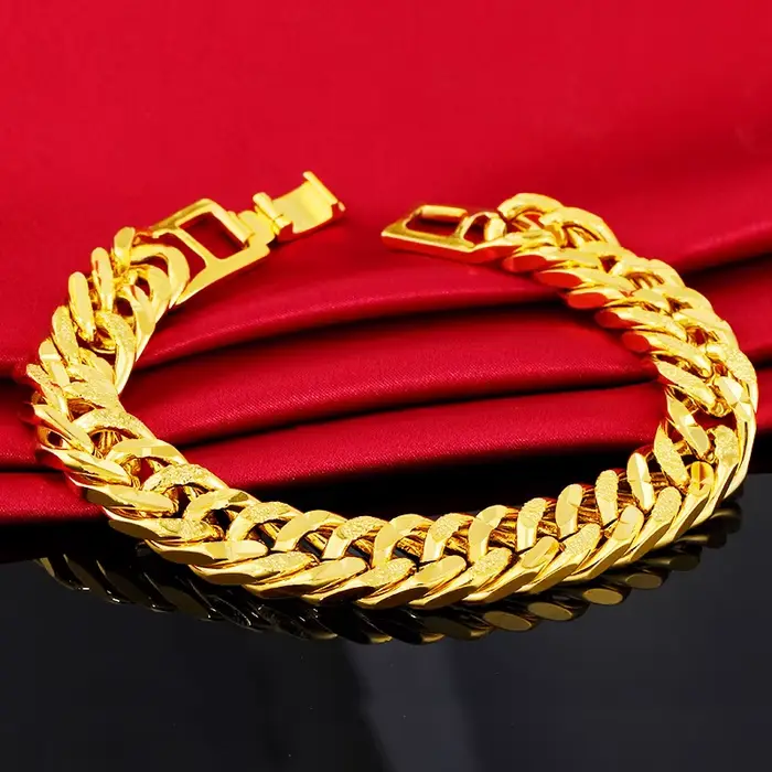 Bracelet coloré plaqué or argent 925