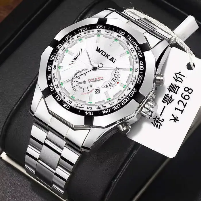 WOKAI montre hommes rouge montres de sport mode Imitation mécanique calendrier