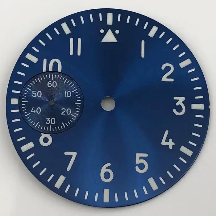 Cadran stérile lumineux de 37mm adapté au mouvement mécanique ETA6497 ST3600