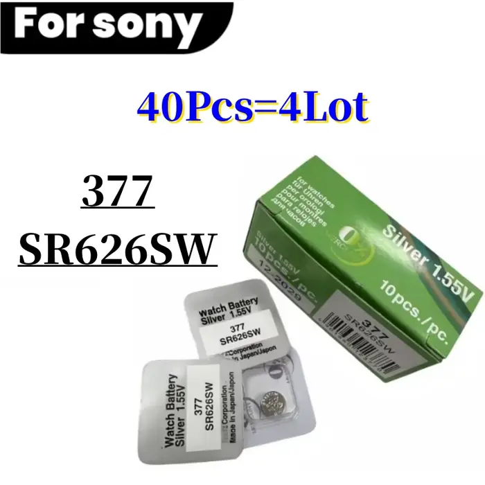 Pile alcaline pour SONY SR626SW