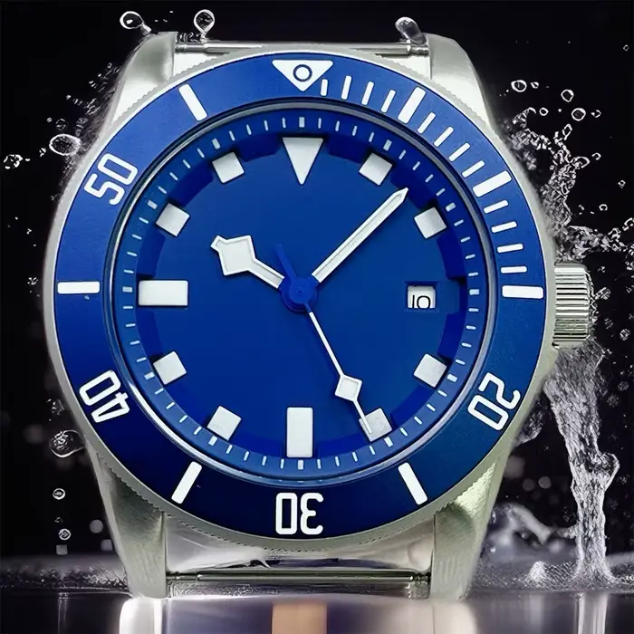 Montres mécaniques automatiques pour hommes personnalisées de 42 mm, neuves, étanches, avec cadran l