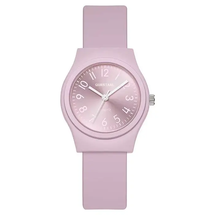 Montre à Quartz Chic pour Femmes Design Simple Couleurs Acidulées Élégante pour Étudiantes Port Quotidien Occasions Spéciales