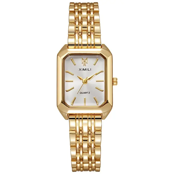 Montres à quartz de mode de luxe pour femmes Échelles simples