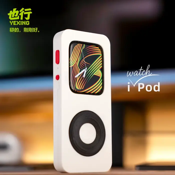 Étui de protection imprimé en 3D Iwatchpod TinyPod pour Apple Watch compatible avec les séries 9 8 7 6 5 4 SE en