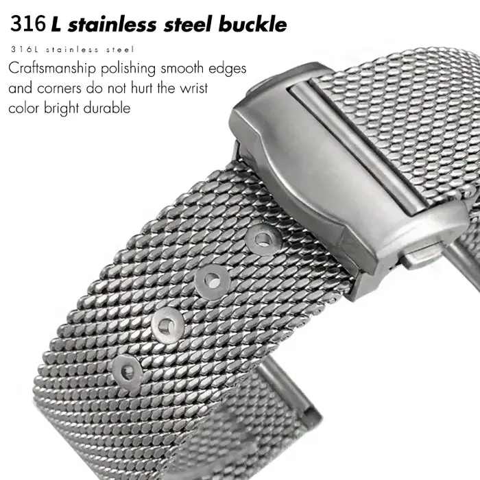Bracelet de montre en acier inoxydable SION L