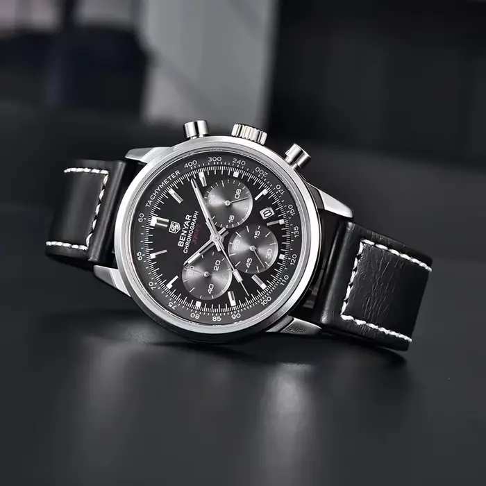 BENYAR 5188 nouvelles montres à Quartz pour hommes Top marque 42MM montre militaire de luxe chronographe 30M étanche mâle horloge Reloj Hombre