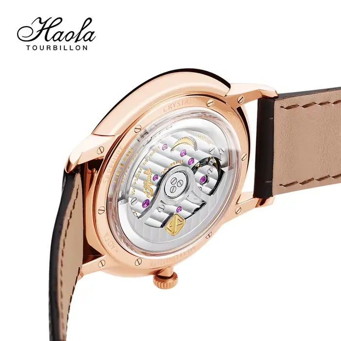 Haofa-Montre d'affaires mécanique automatique pour homme