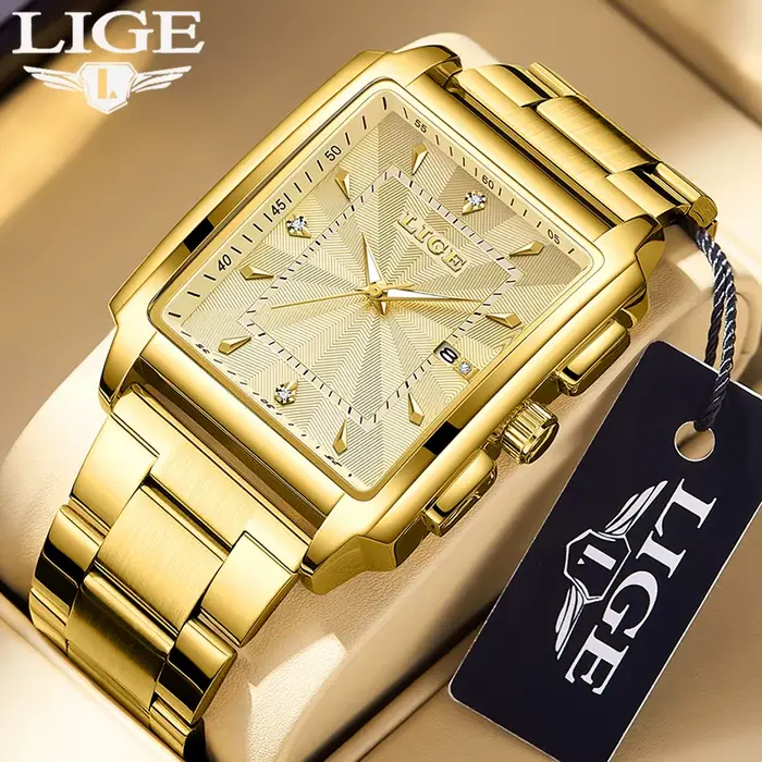 Montre Femme LIGE 2026 Lumineuse avec Calendrier