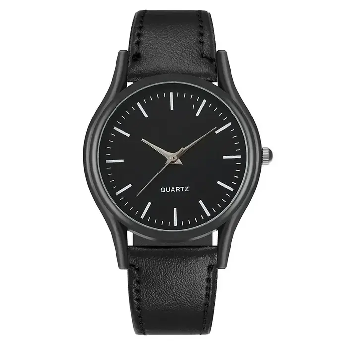 Montre homme Moonbiffy rétro Quartz avec bracelet céramique simulé pour toutes occasions