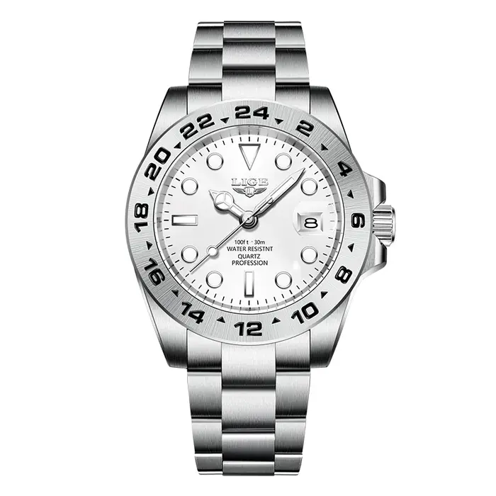 Montre Homme LIGE Tendance : Montre Sportive de Luxe pour Hommes