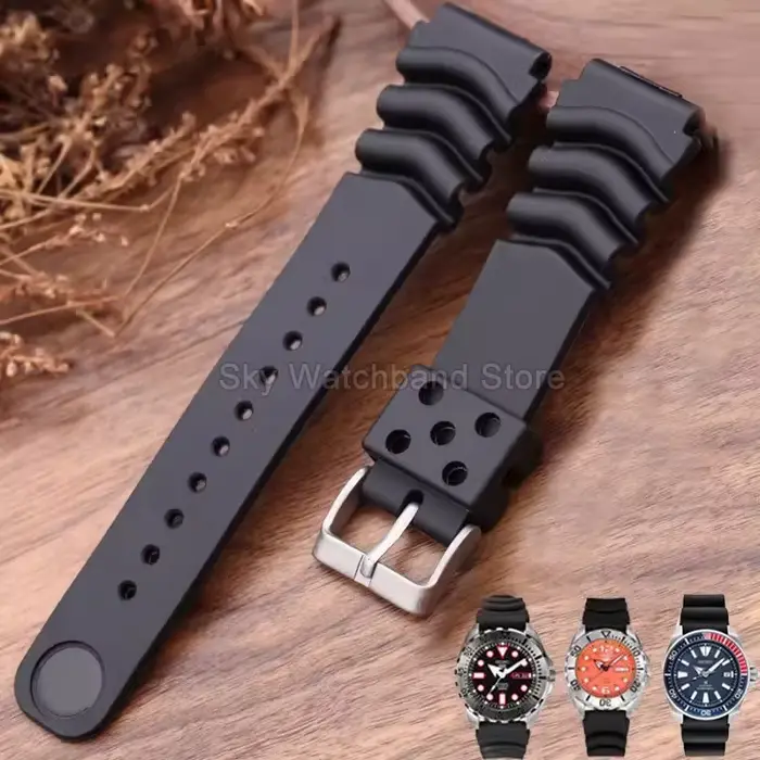 Pour Seiko Mini tortue 5 thon can noir Submariner 007 série Original Style de plongée exquis bracelet de montre en